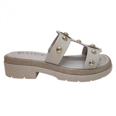 Imagem de Tamanco Casual Feminino Ramarim Estiloso 2540203, Branco, 37
