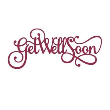 Imagem de Palavras matrizes de corte de metal para fazer cartões, faça você mesmo, álbuns, letras, palavras de saudação, moldes de metal para artesanato em papel, artesanato feito à mão (fique bem logo)