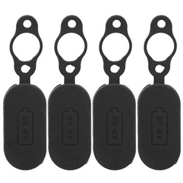Imagem de Capa de plugue de poeira de porta de carregamento de silicone, para scooter elétrica M365, 4 peças