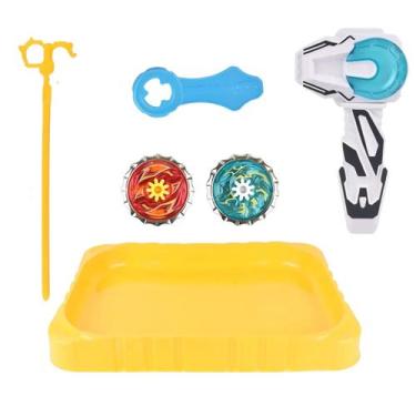 Imagem de Pião Speed Arena De Batalha Infantil Completo Com 2 Piões Lançador Rég