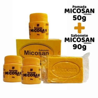 Imagem de Micosan Kit 02 Sabonetes 90g e 02 Pomadas 50g Originais