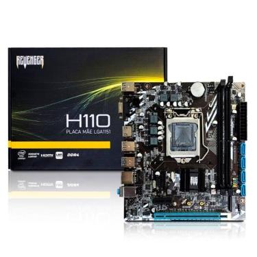 Imagem de Placa Mae Intel H110 - Revenger - Lga1151 - Ddr4 - 10-100-1000 M-atx