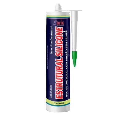Imagem de Adesivo Silicone Estrutural Cinza 400Gr Cinza - SBRIX, Cinza