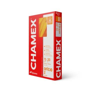 Imagem de Chamex Papel Sulfite Oficio 2 , 75 g, CMX075CO2, Branco, 500 folhas