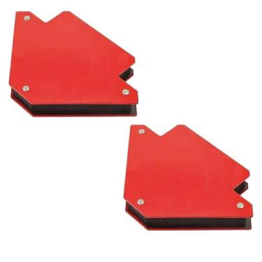 Imagem de Kit 2 Peças Esquadro Magnético Para Solda 11Kg 25Lb Charbs