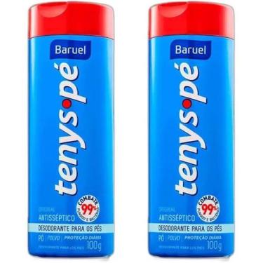 Imagem de Talco Desodorante para os Pés Pó Original 100g com 2 unidades - tenys 