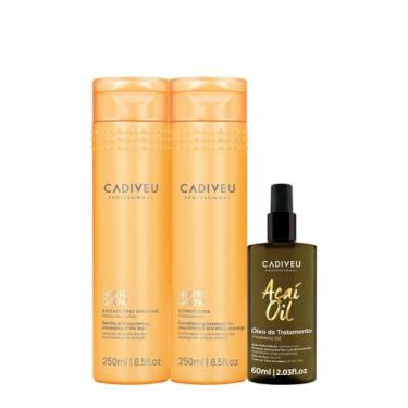 Imagem de Kit Cadiveu Professional Nutri Glow Duo P e Açaí Oil 60 (3 produtos)
