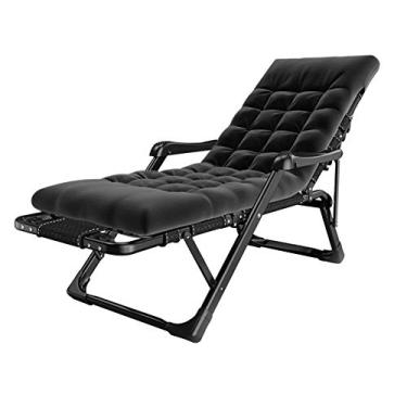 Imagem de Cadeira de acampamento Sunlounger, espreguiçadeiras de gravidade zero, cadeira dobrável para uso ao ar livre, reclinável de praia, acampamento, cadeira portátil para casa, cadeira multifuncional