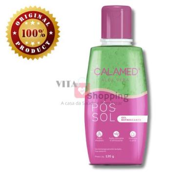 Imagem de Pós-Sol Calamed Gel Aloe Vera 120g - Ação Refrescante - CIMED