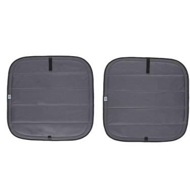 Imagem de VANLUSIS Capas de janela de porta traseira com isolamento magnético extragrosso (par) para RAM ProMaster Vans 2014–2025 (serve para molduras de janela de metal nua), persianas blackout para