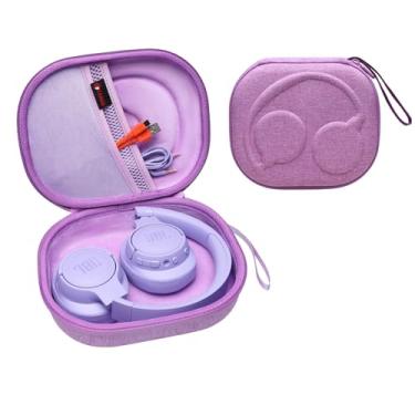 Imagem de XANAD Capa rígida compatível com fones de ouvido JBL Live ou Tune, adequada para JBL Live 770NC/660NC/650BT/460NC/670NC ou JBL Tune 510BT / 770NC/710BT/720BT/760NC/700BT/520BT Fone de ouvido sem fio