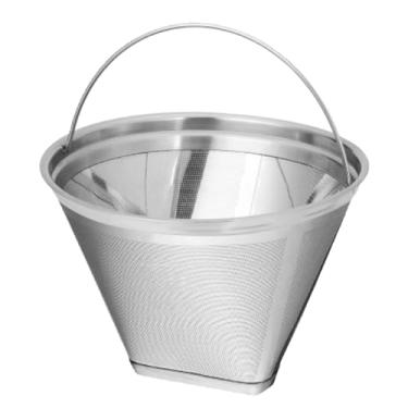 Imagem de Filtro de café nº 4, filtro de café para máquinas de café Technivorm Moccamaster KBGV e KBT, filtro de café de metal, filtros de metal reutilizáveis, pacote com 2