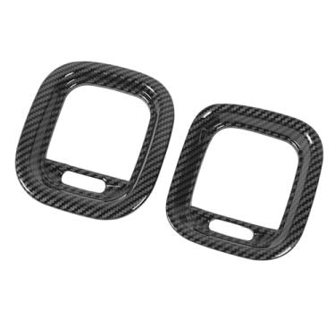 Imagem de aqxreight Tampa Lateral da Saída de Ar do Console Central do Carro Painel Lateral Ar Condicionado Painel de Ventilação Decoração Substituição da Estrutura para RT SXT 2015 a 2023 Estilo de Fibra de
