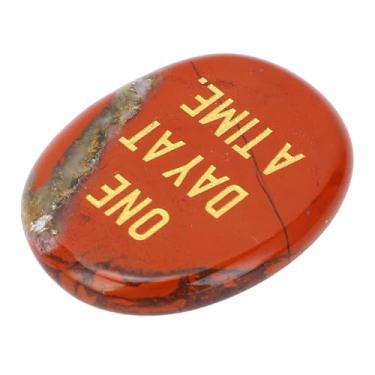 Imagem de AUNMAS Pedra de Preocupação para Ansiedade, Calmante Portátil, Pedra de Palma para Relaxamento do Polegar, Tátil Suave para Relaxamento de Atenção Plena No Escritório Doméstico (Tipo 1)