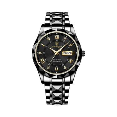 Imagem de Relógio De Quartzo Masculino À Prova d'Água Com Luz, Marca De Luxo POE