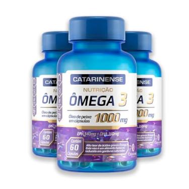 Imagem de Kit 3 Ômega 3 1000mg Catarinense 60 Cápsulas