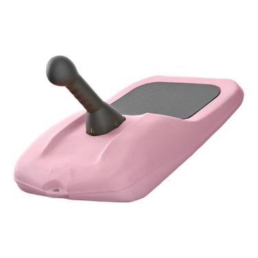 Imagem de simhoa Trenó de inverno para neve com assento antiderrapante, ideal para grama, trenó e tobogã para jardim, Rosa