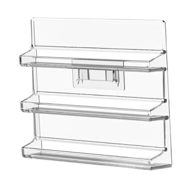 Imagem de menolana Expositor de carrinhos de brinquedo em escala 1/64, prateleira decorativa, transparente, organizadora, multifuncional e prática para montagem