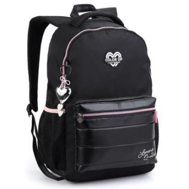 Imagem de Mochila Feminina Metalizada Bolso para Notebook Lorena-Feminino