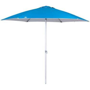 Imagem de Bel - Guarda-Sol Milagres 2,40m Azul Aluminio Varetas Fibra de Vidro Premium