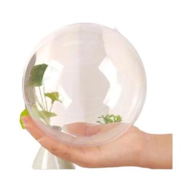 Imagem de Bola De Natal De Acrílico Transparente, Enfeite Preenchível Para Artes