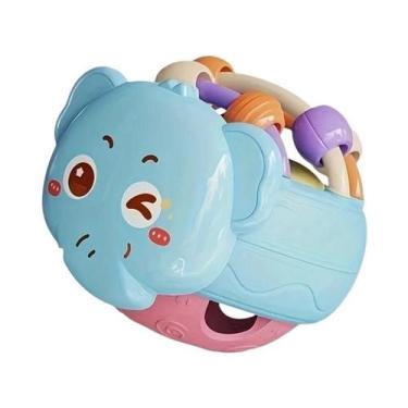 Imagem de Chocalho De Caracol Portátil Para Bebês, Brinquedo Educativo De Plásti