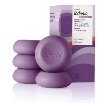 Imagem de Natura Tododia Amora E Flor De Pêssegp Sabonete Barra 5 Und