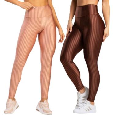 Imagem de Calça Legging de Academia New Zig 3D Serra e Mar Kit Com Duas Cores Roupa de Treino Moda Fitnees-Feminino