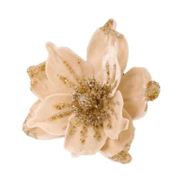 Imagem de Arranjo Floral Brilhante De 26CM Com Flores Artificiais Para Decoração