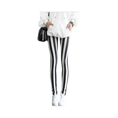 Imagem de Leggings Coloridas Da Moda Para Mulheres, Calças Casuais Aquecedoras D
