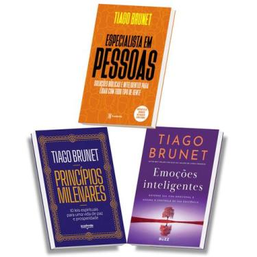 Imagem de Kit 3 Livros Tiago Brunet Princípios Milenares + Emoções inteligentes 