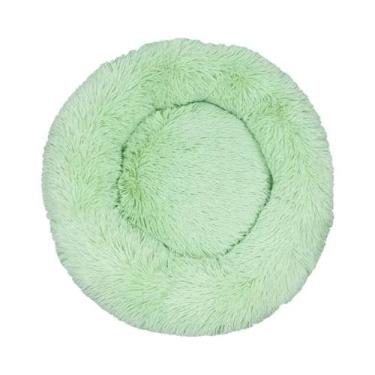 Imagem de Cama Para Gato Lavável Em Pelúcia, Super Macia, Formato De Donut, Colc
