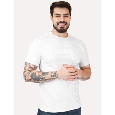 Imagem de Camiseta Guess Masculina Los Angeles Embroidery Logo Branco-Masculino