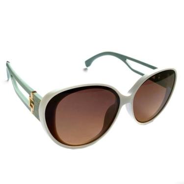 Imagem de Óculos De Sol Feminino Luxo Premium uv400 Degrade + Estojo - PREIUM, V