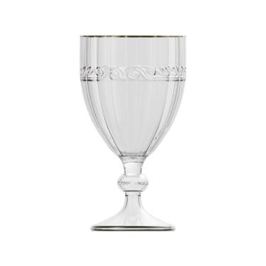 Imagem de Taça de Cristal Transparente Fio de Ouro Imperial 330ml 1 peça - Lyor