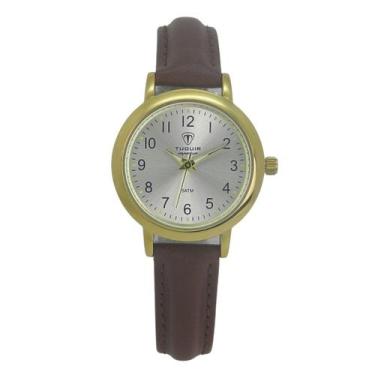 Imagem de Relógio Feminino Tuguir Analógico Imperium TG30504 Dourado e Prata e M