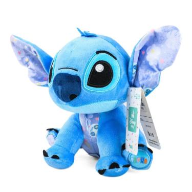 Imagem de Pelúcia Stitch Treme Baby Azul para Abraçar e Decorar com Toque Macio e Acabamento Bordado Azul