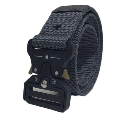 Imagem de Cinto Masculino OEM Largo em Nylon com Fivela em Liga de Zinco Engate Rápido 130cm 4cm...