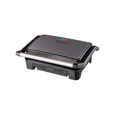 Imagem de Grill e Sanduicheira Press Black&Decker Preta/Inox, 110V