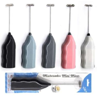 Imagem de Mixer Misturador Mini Elétrico Pilha Inox Shaker Café Chá - Equipe 2, 