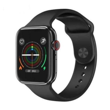 Imagem de Relógio Smartwatch Iwo8 Lite W34 Faz E Recebe Ligações Preto - AQUILAE