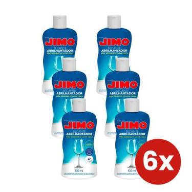 Imagem de Kit Secante Abrilhantador Jimo 100ml para Máquina de Lavar Louça Secag