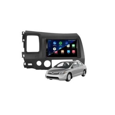 Imagem de Kit Multimídia Civic 2006 / 2011 7 Pol CarPlay AndroidAuto Sem Fio - F