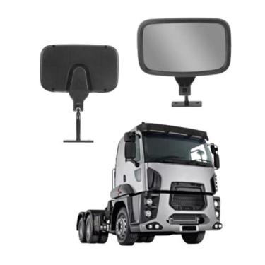 Imagem de Espelho Retrovisor Auxiliar Ford Cargo 2012 A 2019 Rampa - Fabbof Comp