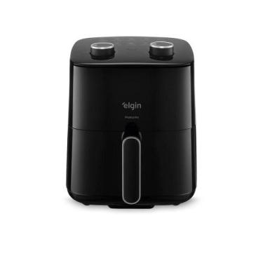 Imagem de Fritadeira Air Fryer Pratica Fry 3,7 Litros 1.400W Preta Cuba Quadrada