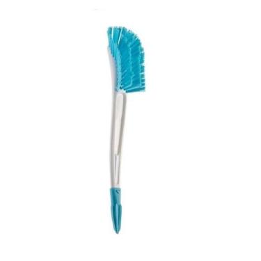 Imagem de Escova de Mamadeira BUBA Silicone Azul 1 Unidade