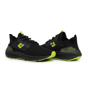 Imagem de Tênis Star Boots Impulse Conforto e Performance, Preto, Verde, 38