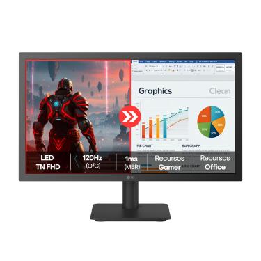 Imagem de Monitor 22” Full HD LG 22U403A-B 120Hz 1ms Dynamic Action Sync 