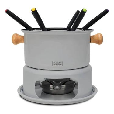 Imagem de Conjunto Para Fondue 10 Peças Eleganza, Black + Decker Com Base e Garfos Inox
