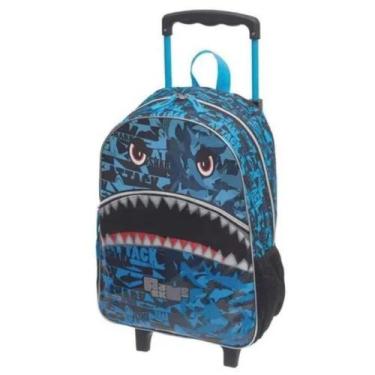Imagem de Mochila Grande Com Rodinha Escolar Infantil - Pacific, Tubarão
